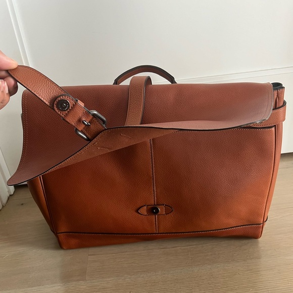 COACH Leather Portfolio Briefcase 15.5 x 12 x 4” - great condition! - Picture 3 of 12